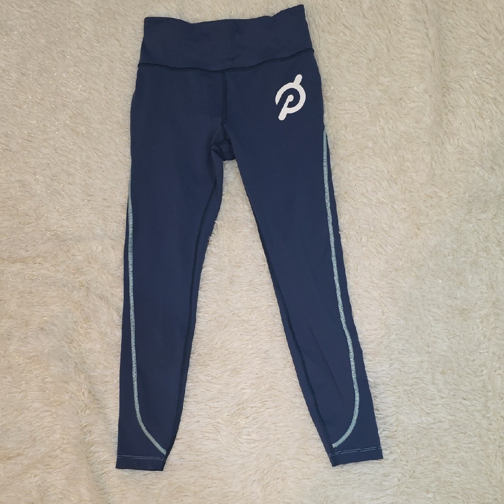 Peloton Move Seamed High-Rise Leggings in Deep Navy - Size Small